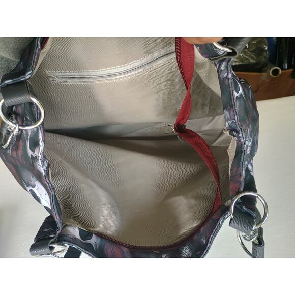 Meiduola YYDS Floral Skull Shoulder Bag - Gothic Punk Style - Picture 3 of 4